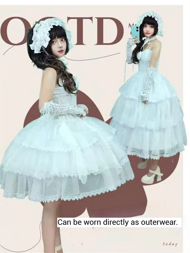 Teddy Bear - 27.6" (70 CM) Adjustable Wedding Lolita Petticoat - Image 10