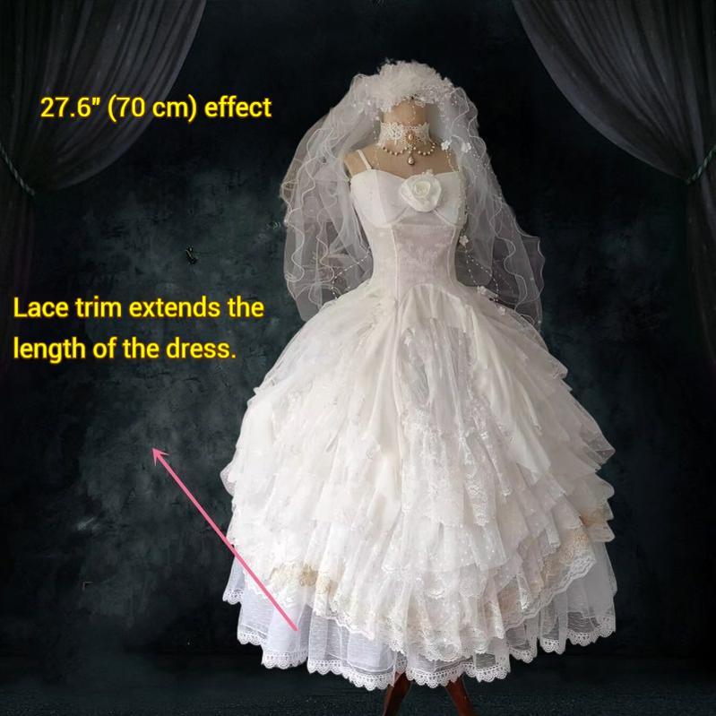 Teddy Bear - 27.6" (70 CM) Adjustable Wedding Lolita Petticoat - Image 14