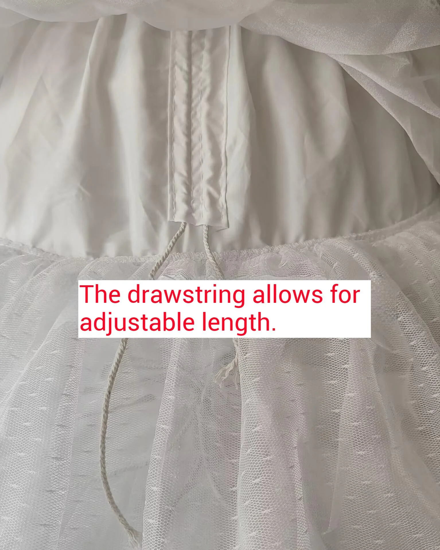 Teddy Bear - 27.6" (70 CM) Adjustable Wedding Lolita Petticoat - Image 16