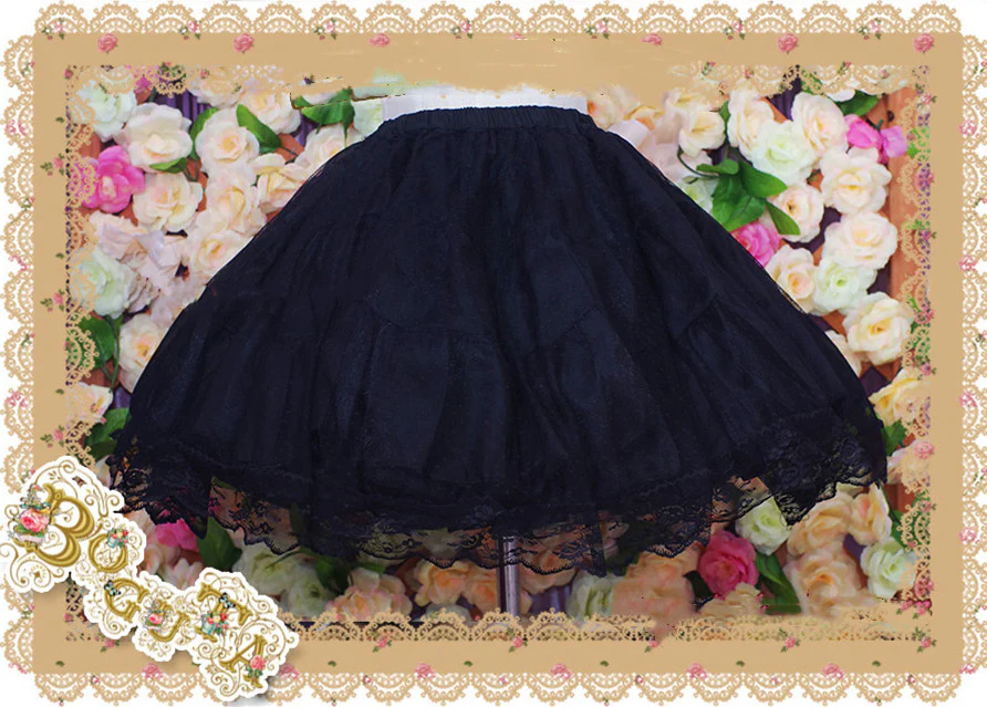 15.7" (40 cm), 21.7" (55 cm) Length, A-line Lolita Petticoat - Image 3