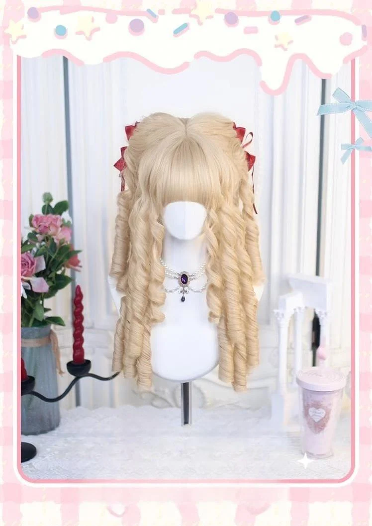 Dalao Home - 50-55 CM Lolita Wig with Retro Roman Curls - Image 6