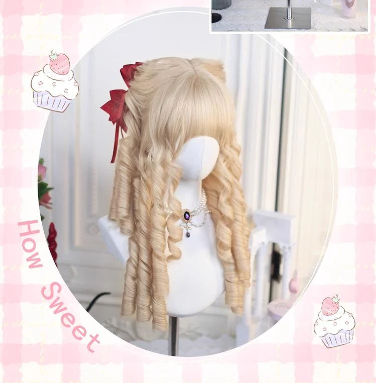 Dalao Home - 50-55 CM Lolita Wig with Retro Roman Curls - Image 7