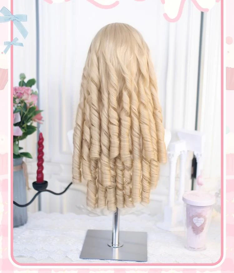 Dalao Home - 50-55 CM Lolita Wig with Retro Roman Curls - Image 8