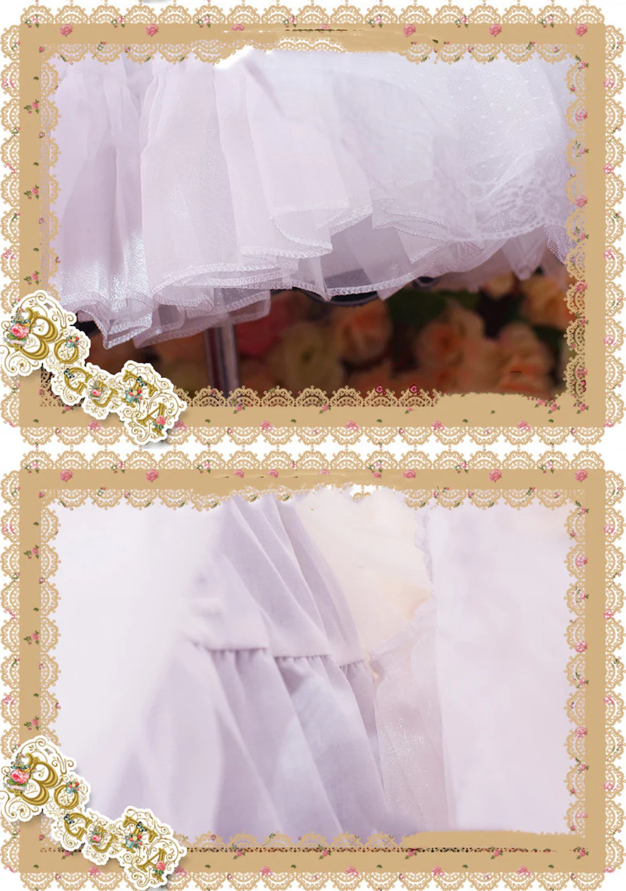 A-Line Casual Lolita Petticoat, Three-Layers, Different Length - Image 6