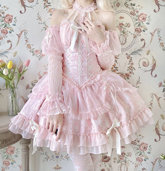 Alice Girl - Cross Maiden - Gothic Lolita Dress, Ballet Halterneck Lolita JSK - Image 10