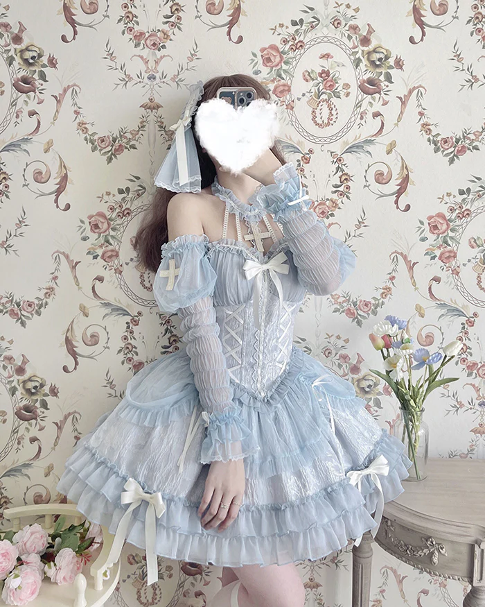 Alice Girl - Cross Maiden - Gothic Lolita Dress, Ballet Halterneck Lolita JSK - Image 51