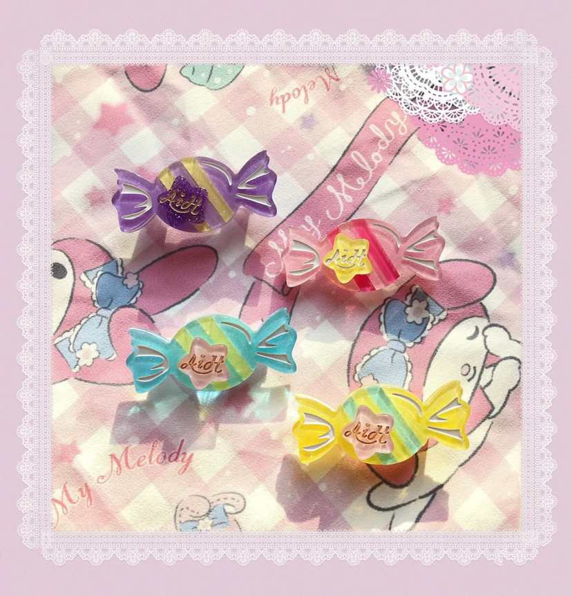 Rainbow Candy - Sweet Lolita Ring Hairclip - Image 14