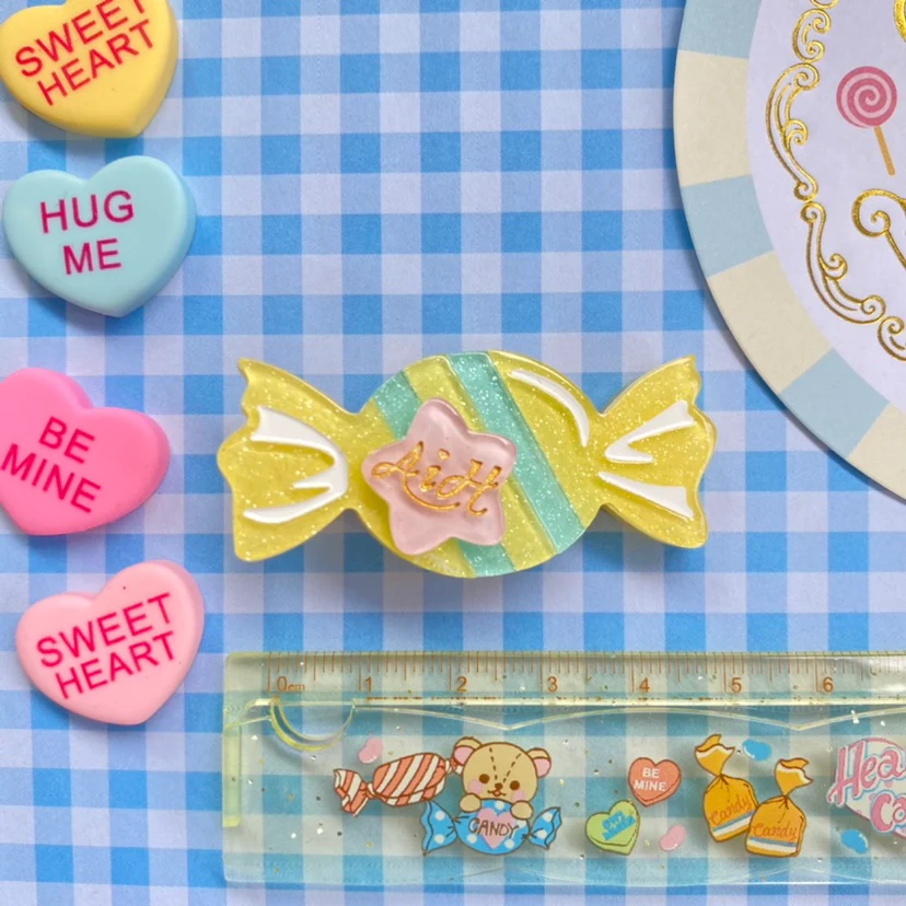 Rainbow Candy - Sweet Lolita Ring Hairclip - Image 17