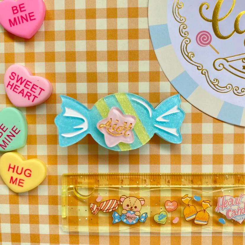 Rainbow Candy - Sweet Lolita Ring Hairclip - Image 18