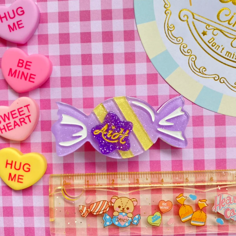 Rainbow Candy - Sweet Lolita Ring Hairclip - Image 19