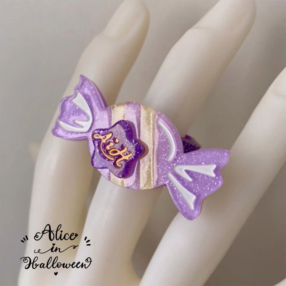 Rainbow Candy - Sweet Lolita Ring Hairclip - Image 27