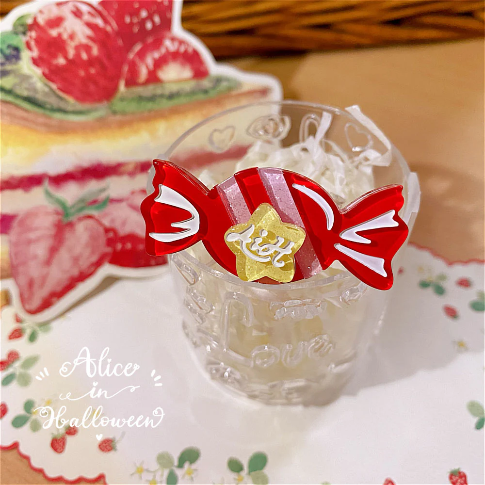 Rainbow Candy - Sweet Lolita Ring Hairclip - Image 34