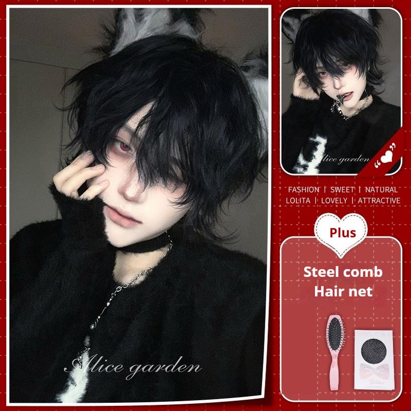 Alicegarden - Ouji Lolita Wig Short Curly Male Lolita Wig - Image 10