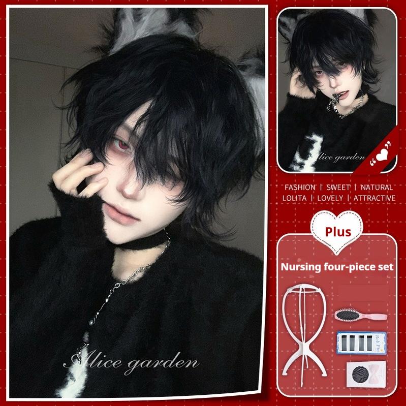 Alicegarden - Ouji Lolita Wig Short Curly Male Lolita Wig - Image 11