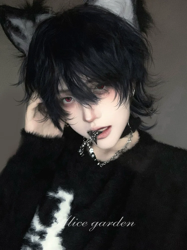 Alicegarden - Ouji Lolita Wig Short Curly Male Lolita Wig - Image 3