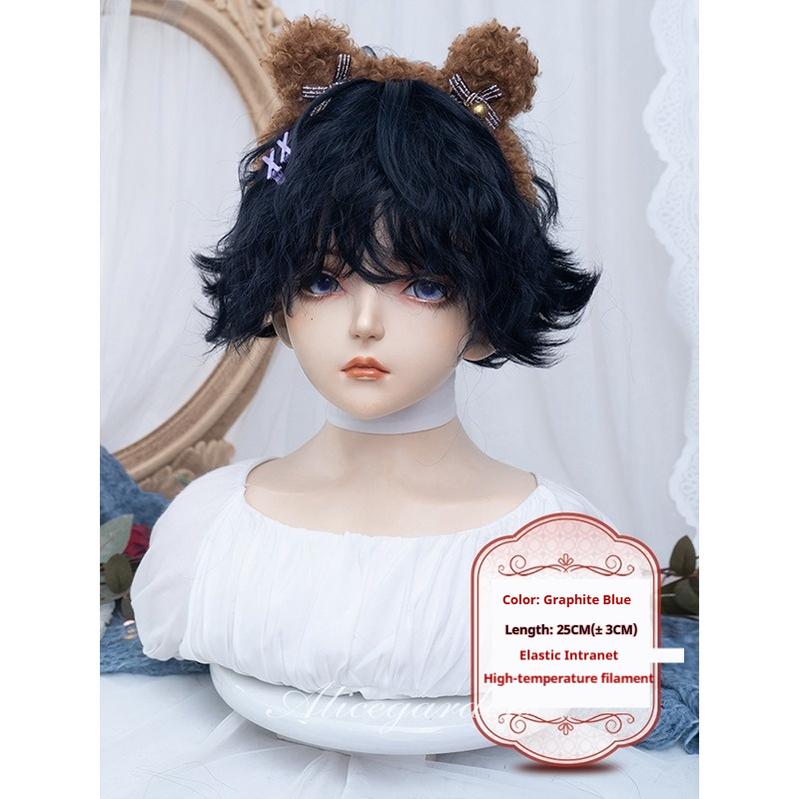 Alicegarden - Ouji Lolita Wig Short Curly Male Lolita Wig - Image 4