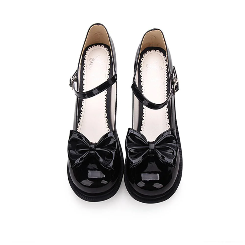Angelic Imprint - Sweet Lolita Round-tow Lolita Shoes Multicolors - Image 10