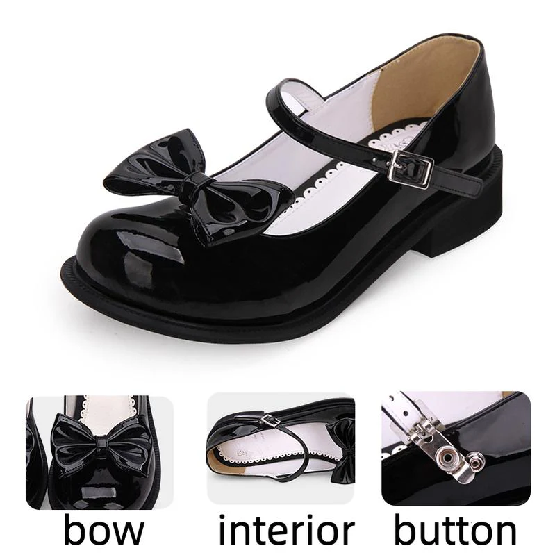 Angelic Imprint - Sweet Lolita Round-tow Lolita Shoes Multicolors - Image 8