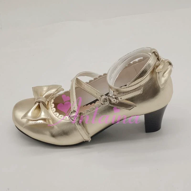 Antaina - Sweet Chunky Heels Lolita Shoes Size 37-40 - Image 10