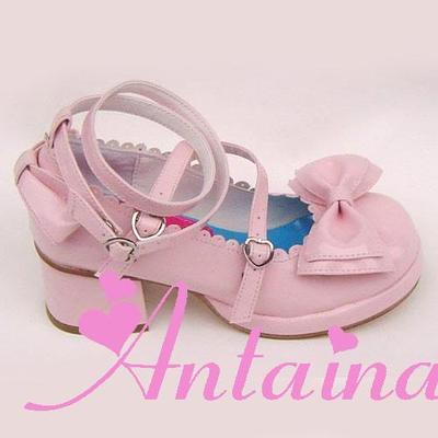 Antaina - Sweet Chunky Heels Lolita Shoes Size 37-40 - Image 106