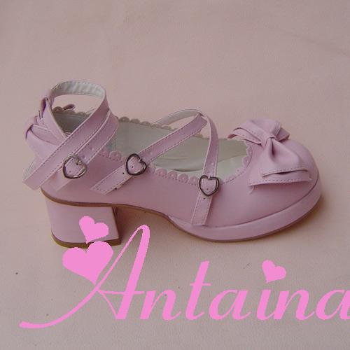 Antaina - Sweet Chunky Heels Lolita Shoes Size 37-40 - Image 118