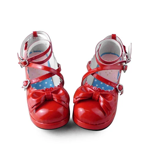 Antaina - Sweet Chunky Heels Lolita Shoes Size 37-40 - Image 14