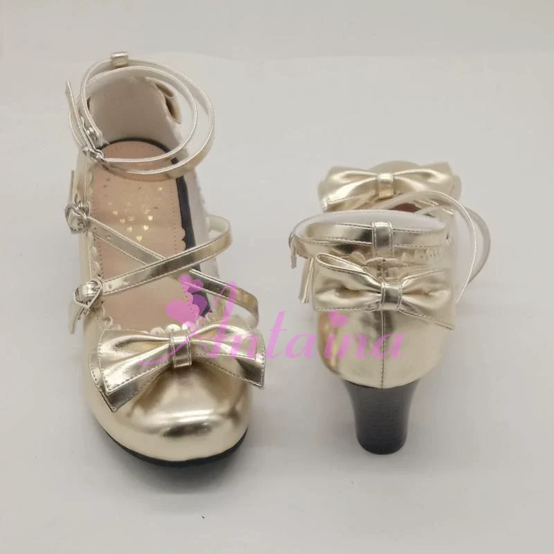 Antaina - Sweet Chunky Heels Lolita Shoes Size 37-40 - Image 16