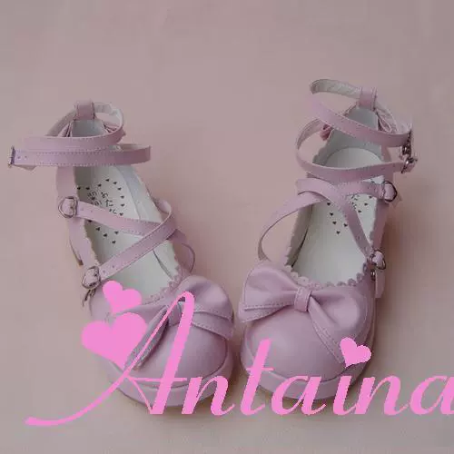 Antaina - Sweet Chunky Heels Lolita Shoes Size 37-40 - Image 17