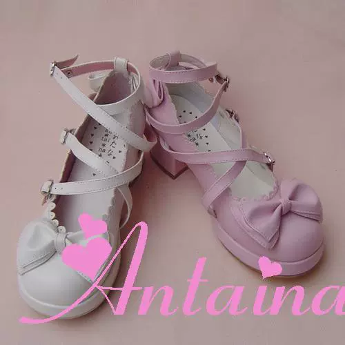 Antaina - Sweet Chunky Heels Lolita Shoes Size 37-40 - Image 19