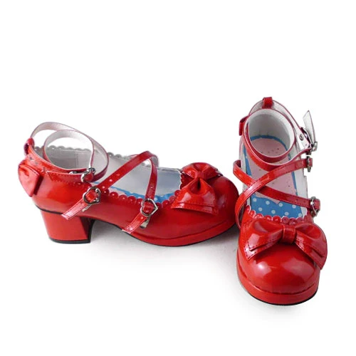 Antaina - Sweet Chunky Heels Lolita Shoes Size 37-40 - Image 26