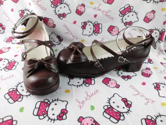 Antaina - Sweet Chunky Heels Lolita Shoes Size 37-40 - Image 32