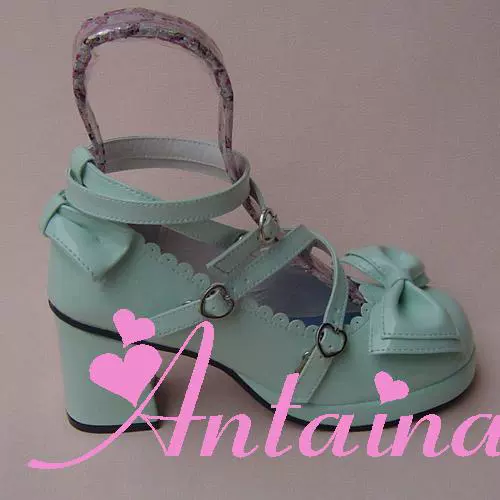 Antaina - Sweet Chunky Heels Lolita Shoes Size 37-40 - Image 40