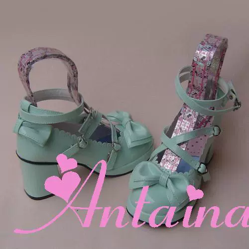 Antaina - Sweet Chunky Heels Lolita Shoes Size 37-40 - Image 46