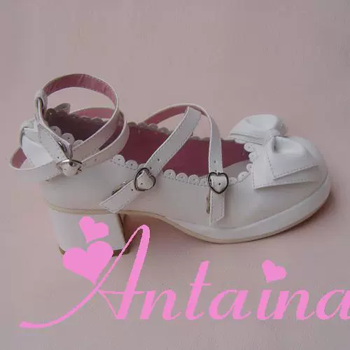 Antaina - Sweet Chunky Heels Lolita Shoes Size 37-40 - Image 48