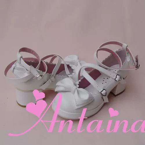 Antaina - Sweet Chunky Heels Lolita Shoes Size 37-40 - Image 49