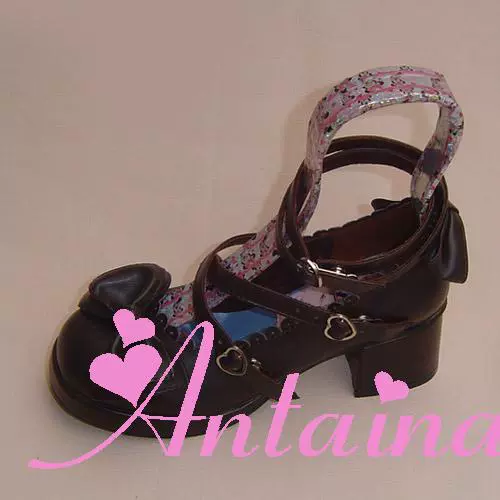Antaina - Sweet Chunky Heels Lolita Shoes Size 37-40 - Image 64