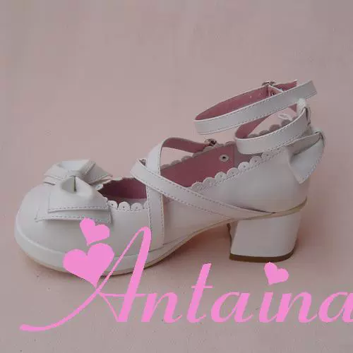 Antaina - Sweet Chunky Heels Lolita Shoes Size 37-40 - Image 66