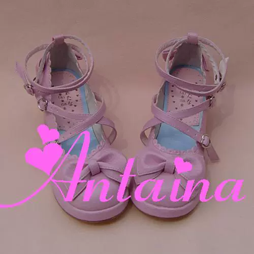 Antaina - Sweet Chunky Heels Lolita Shoes Size 37-40 - Image 69