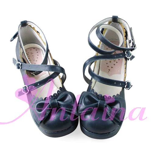 Antaina - Sweet Chunky Heels Lolita Shoes Size 37-40 - Image 74