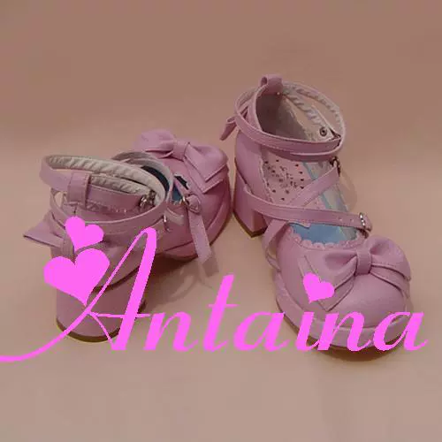 Antaina - Sweet Chunky Heels Lolita Shoes Size 37-40 - Image 82
