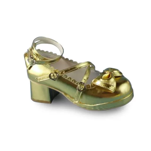 Antaina - Sweet Chunky Heels Lolita Shoes Size 37-40 - Image 85