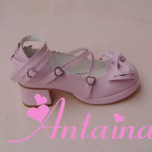 Antaina - Sweet Chunky Heels Lolita Shoes Size 37-40 - Image 86