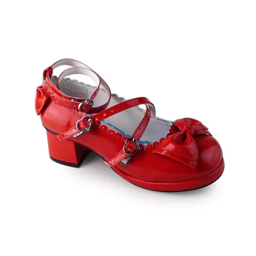Antaina - Sweet Chunky Heels Lolita Shoes Size 37-40 - Image 88