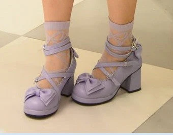 Antaina - Sweet Chunky Heels Lolita Shoes Size 37-40 - Image 97