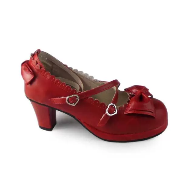 Antaina - Sweet Chunky Heels Lolita Shoes Size 41-44 - Image 68