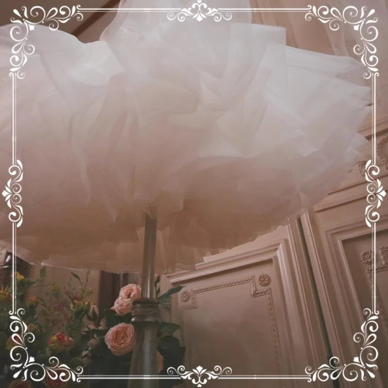 Super Puffy A-Line Lolita Petticoat, 18" (45cm) Length, Cotton Lining - Image 7