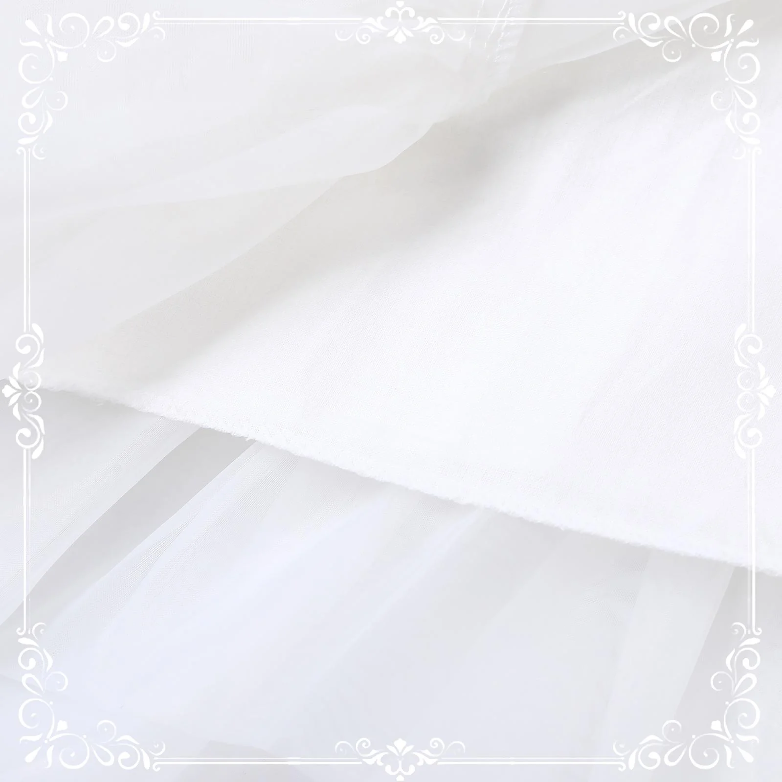 Extreme Puffy A-line Lolita Petticoat, 18" (45cm) Length, Cotton Lining - Image 11