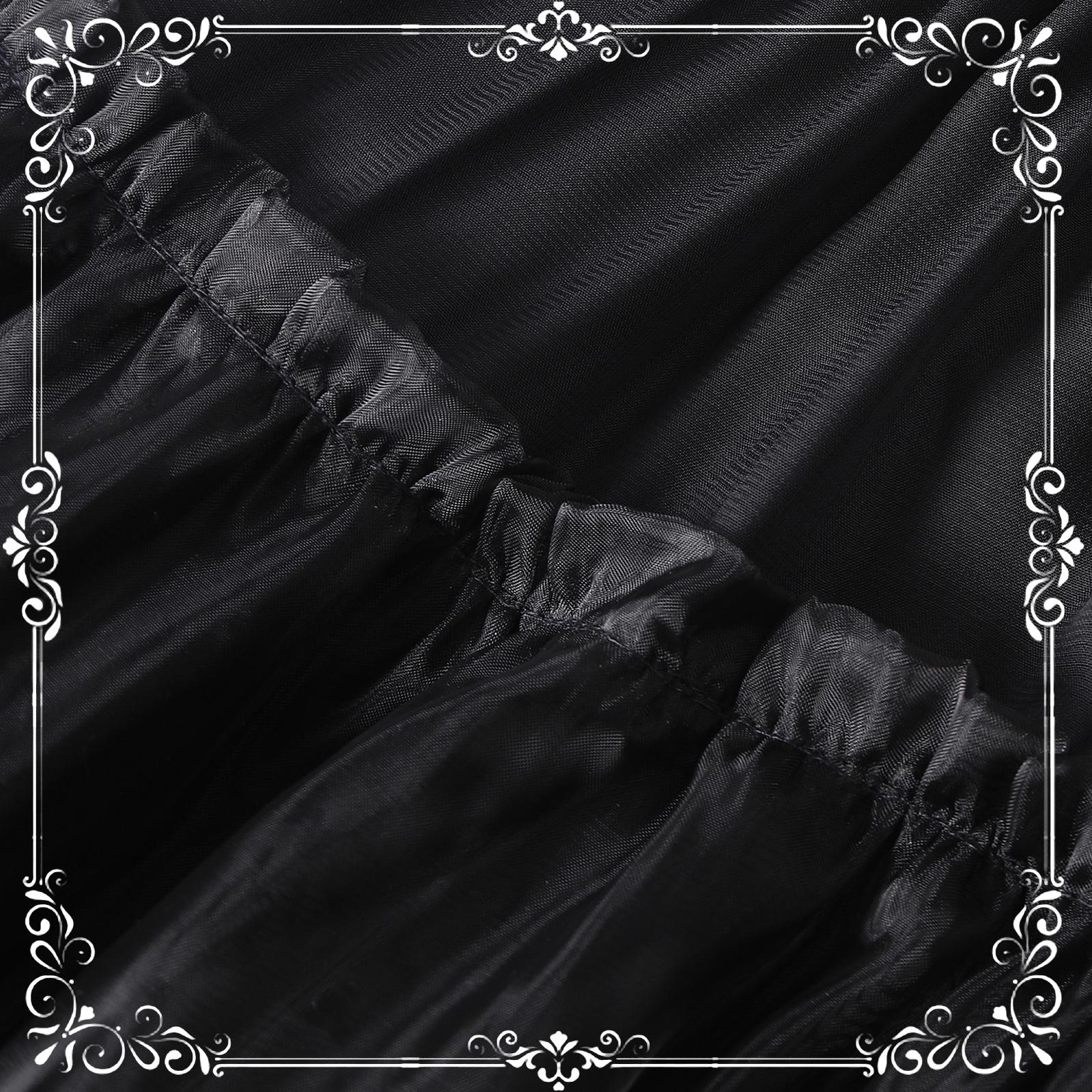 Extreme Puffy A-line Lolita Petticoat, 18" (45cm) Length, Cotton Lining - Image 12