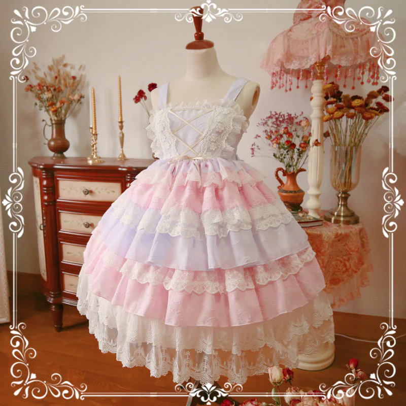 Extreme Puffy A-line Lolita Petticoat, 18" (45cm) Length, Cotton Lining - Image 13