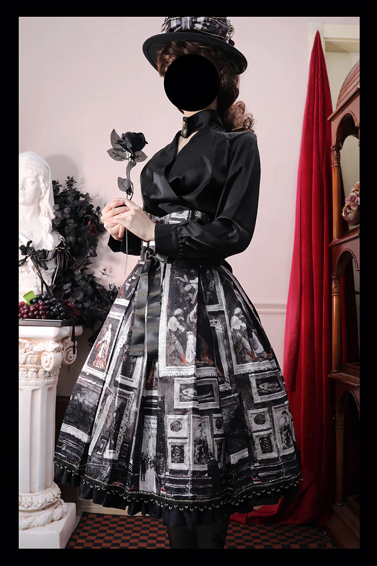 Golden Gallery - Elegant High Waist Lolita SK - Image 6